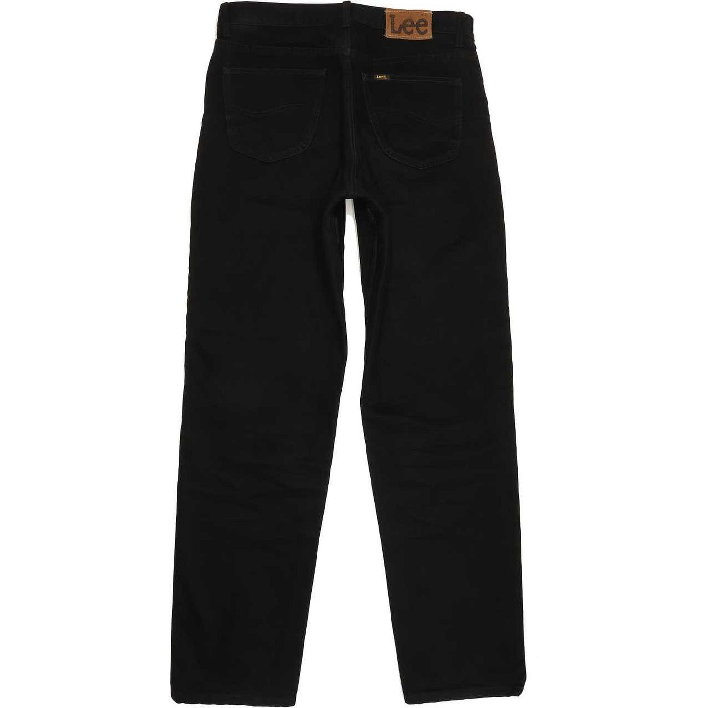Lee Men Black Straight Regular Jeans W33 L34