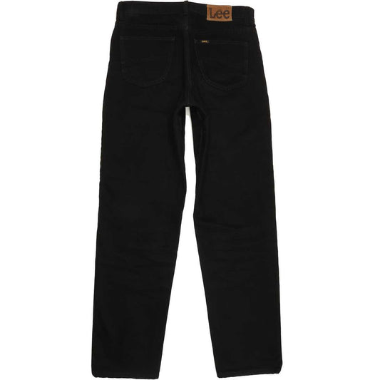 Lee Men Black Straight Regular Jeans W33 L34