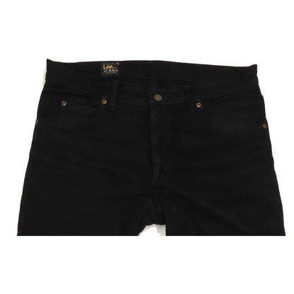 Lee Men Black Straight Regular Jeans W33 L34