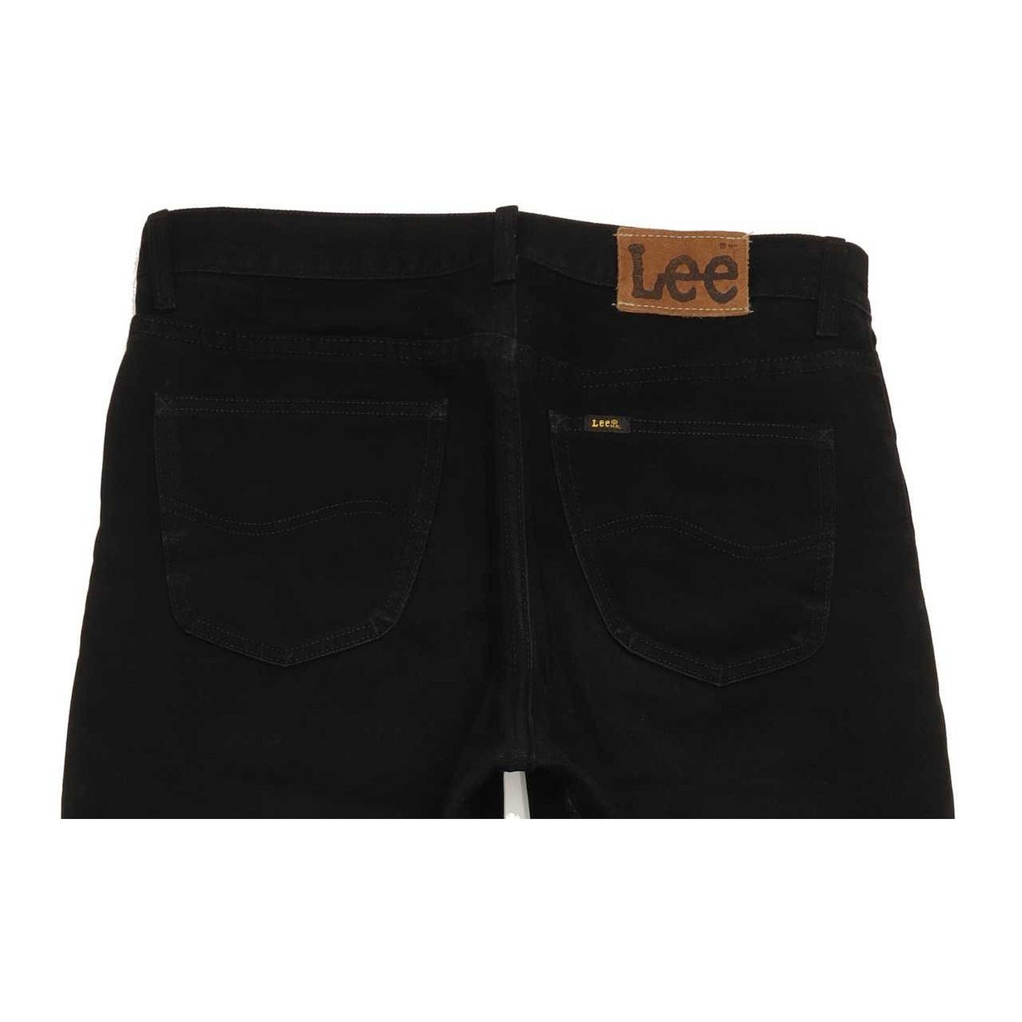 Lee Men Black Straight Regular Jeans W33 L34