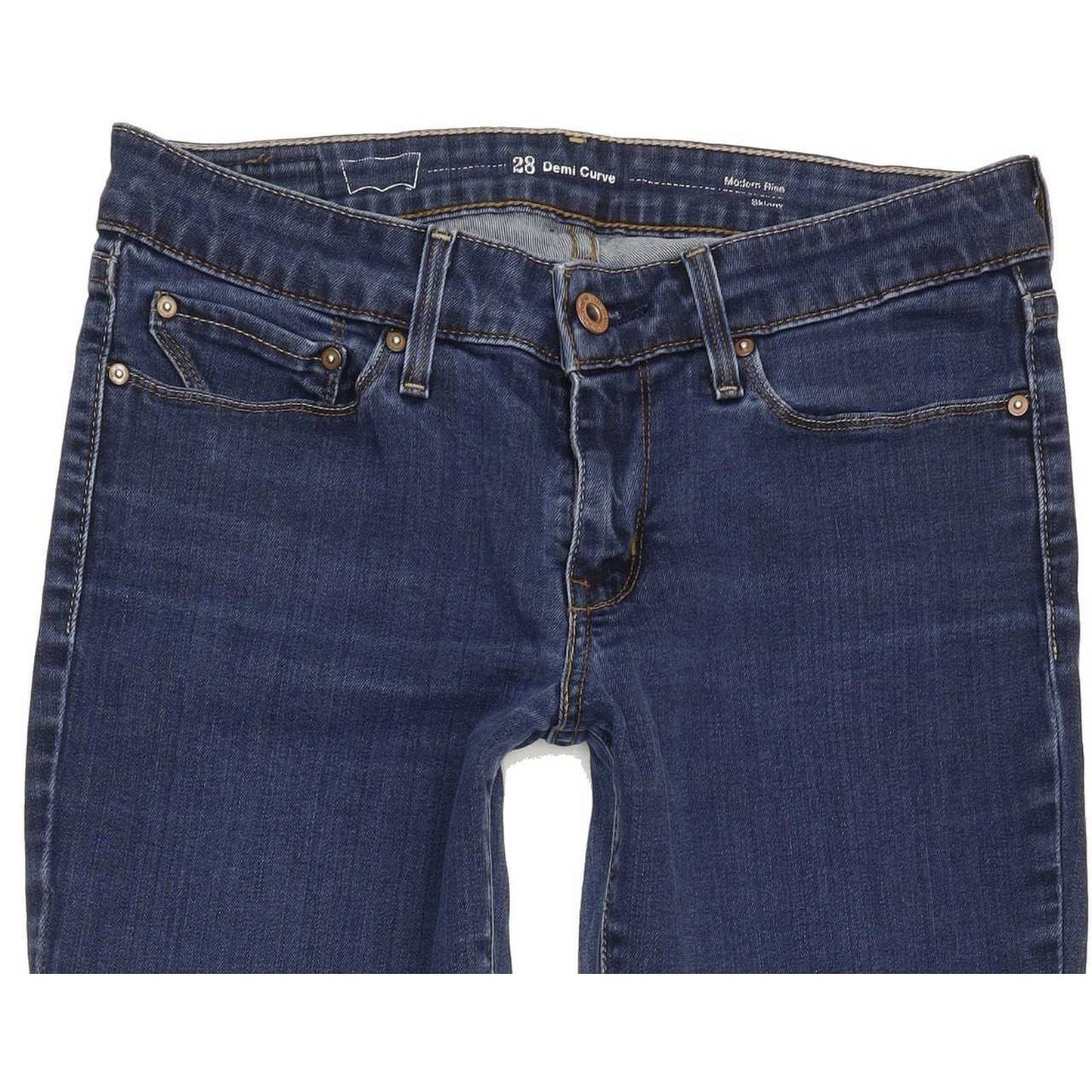 Levi's Demi Curve Women Blue Skinny Slim Stretch Jeans W28 L31