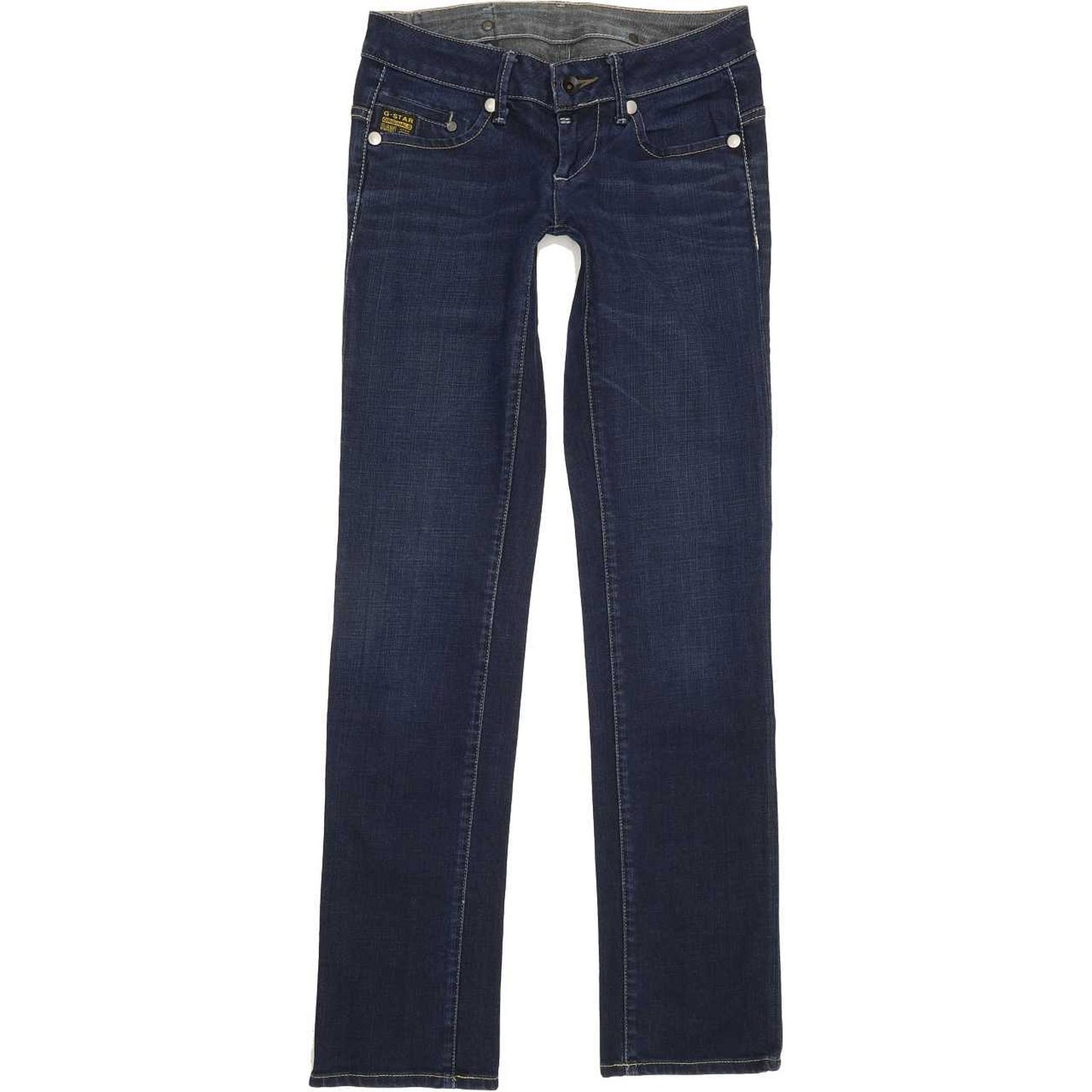 G-Star Midge Women Blue Straight Slim Stretch Jeans W26 L32