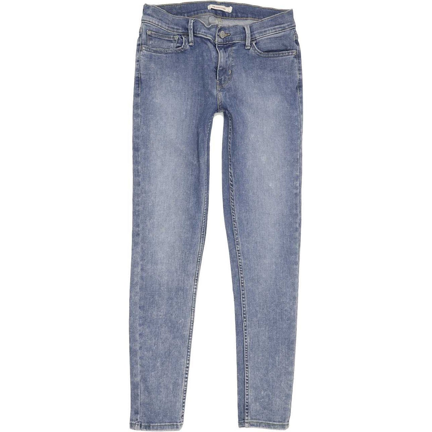 Levi's 710 Super Women Blue Skinny Slim Jeans W29 L28