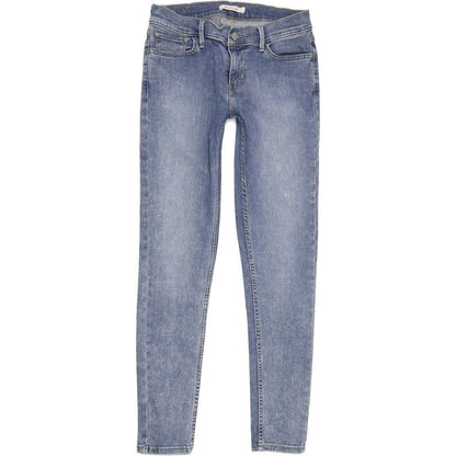Levi's 710 Super Women Blue Skinny Slim Jeans W29 L28