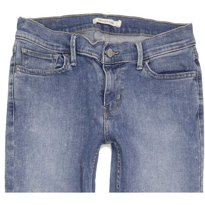 Levi's 710 Super Women Blue Skinny Slim Jeans W29 L28