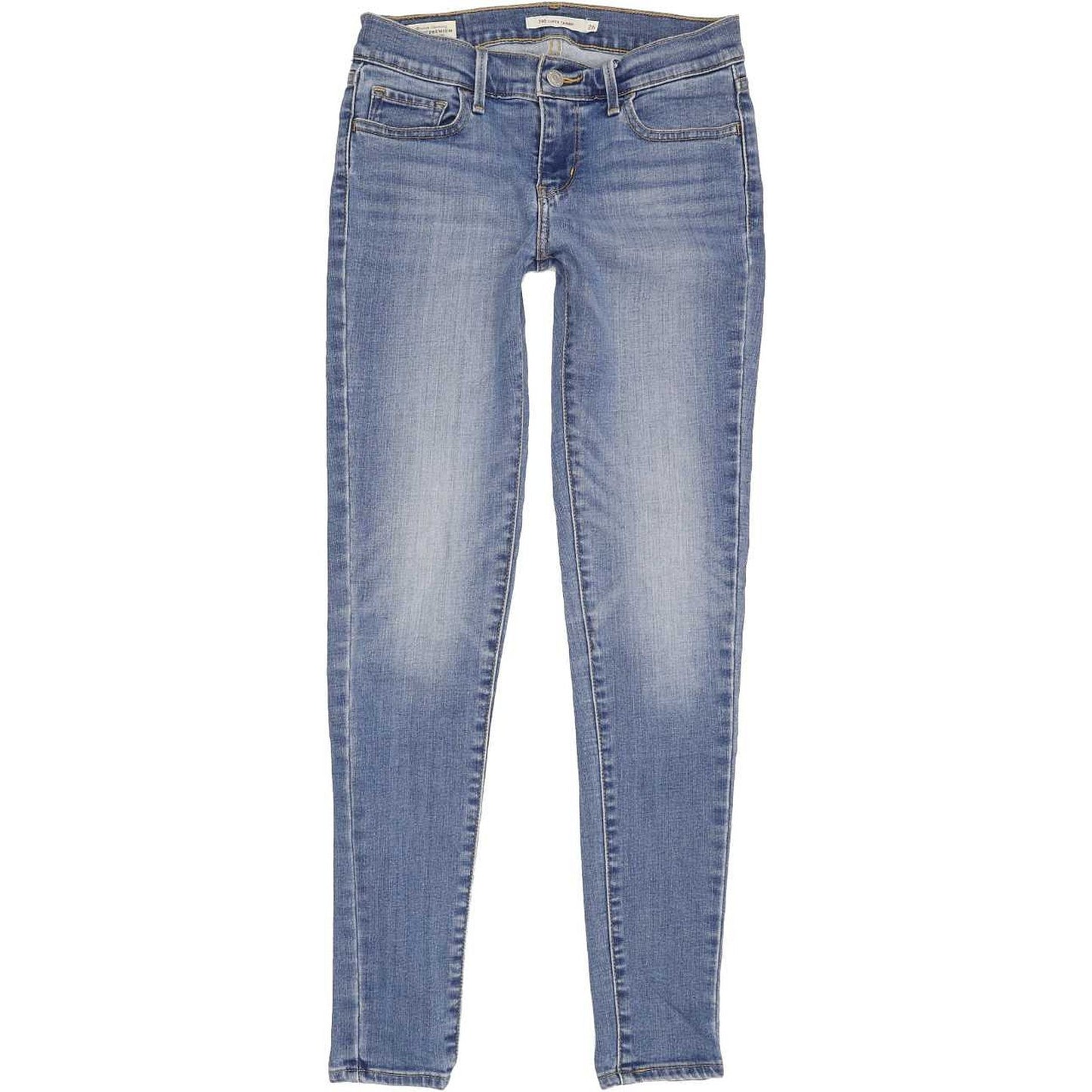 Levi's 710 Super Women Blue Skinny Slim Stretch Jeans W26 L29