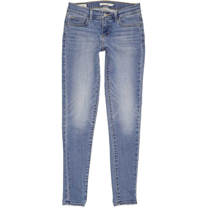 Levi's 710 Super Women Blue Skinny Slim Stretch Jeans W26 L29