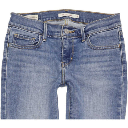 Levi's 710 Super Women Blue Skinny Slim Stretch Jeans W26 L29