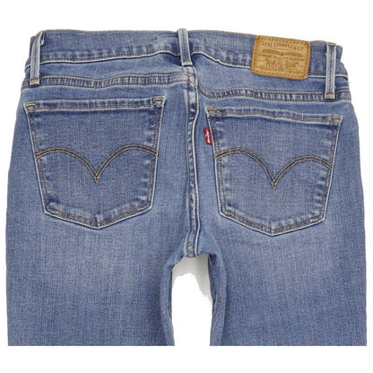 Levi's 710 Super Women Blue Skinny Slim Stretch Jeans W26 L29