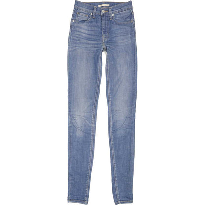 Levi's Mile High Rise Women Blue Skinny Stretch Jeans W25 L34