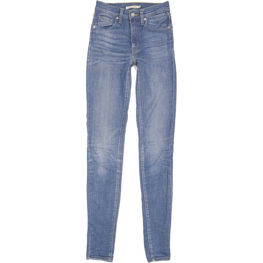 Levi's Mile High Rise Women Blue Skinny Stretch Jeans W25 L34