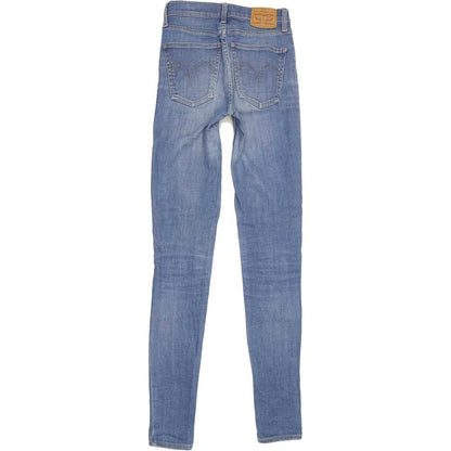 Levi's Mile High Rise Women Blue Skinny Stretch Jeans W25 L34
