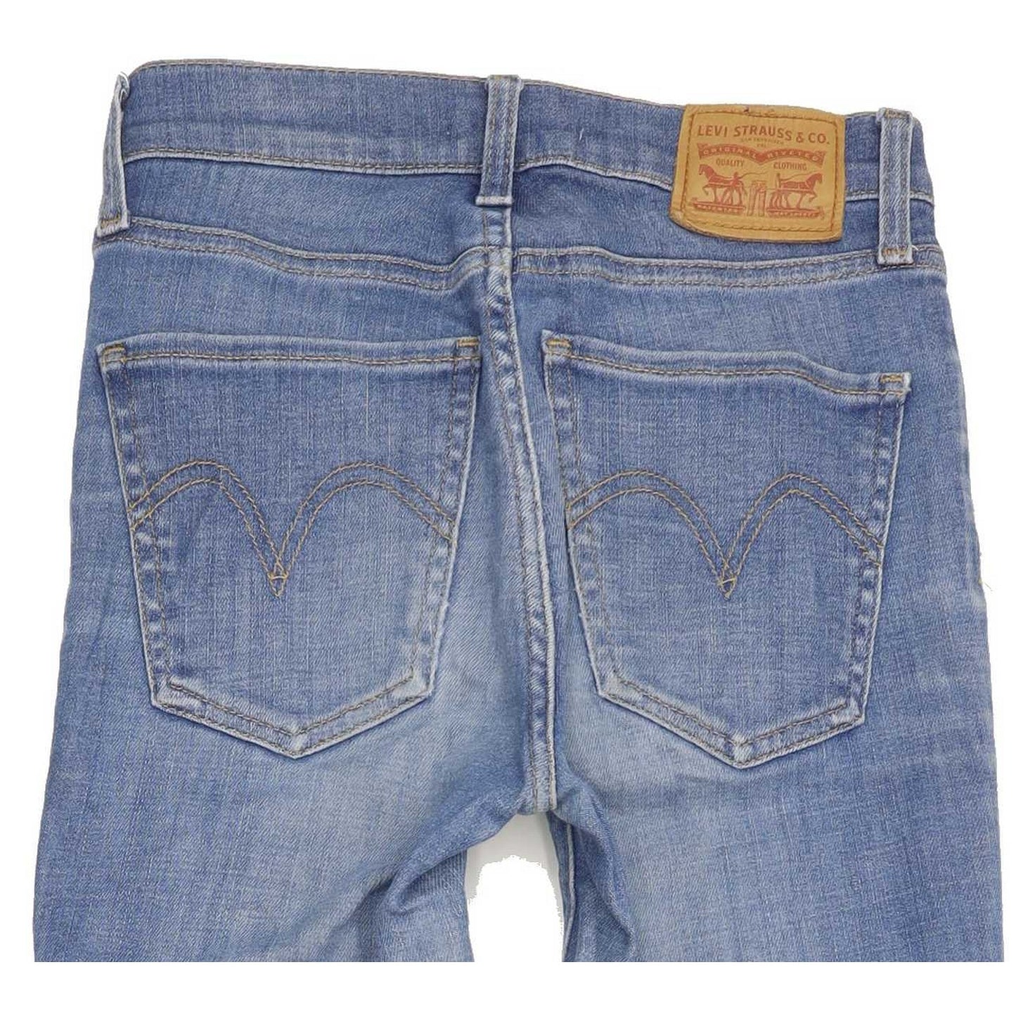 Levi's Mile High Rise Women Blue Skinny Stretch Jeans W25 L34