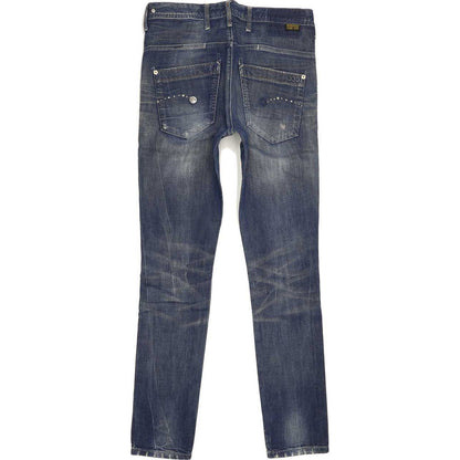G-Star Low T St Germain Blue Tapered Loose Stretch Jeans High Waisted W26 L32