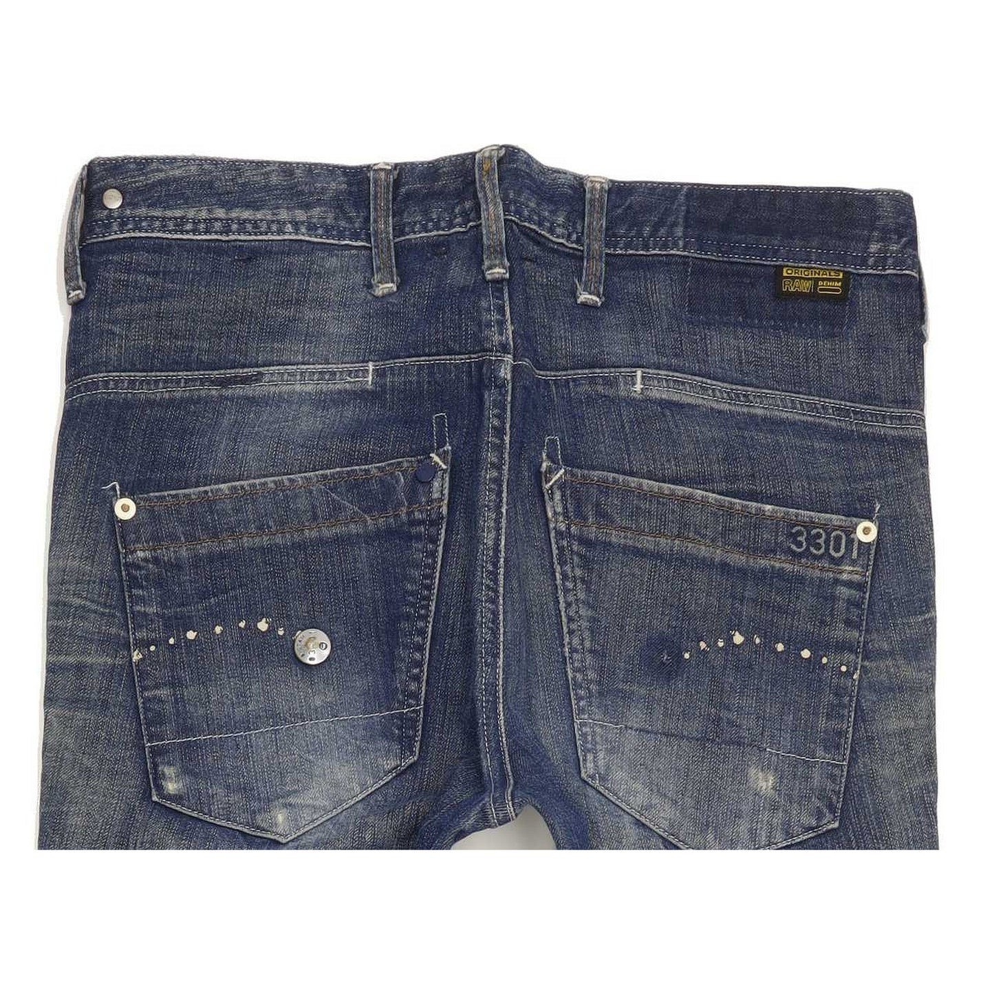 G-Star Low T St Germain Blue Tapered Loose Stretch Jeans High Waisted W26 L32