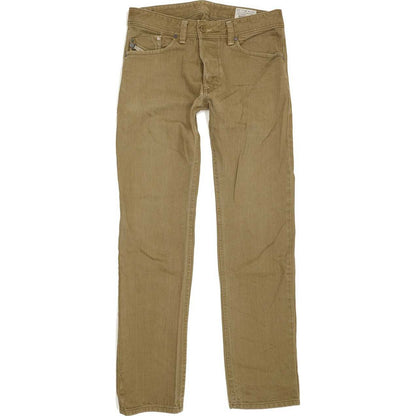 Diesel Darron Men Beige Tapered Slim Jeans W30 L31
