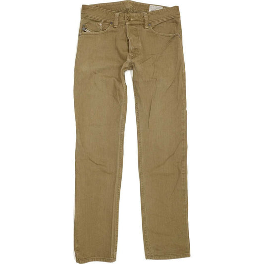 Diesel Darron Men Beige Tapered Slim Jeans W30 L31
