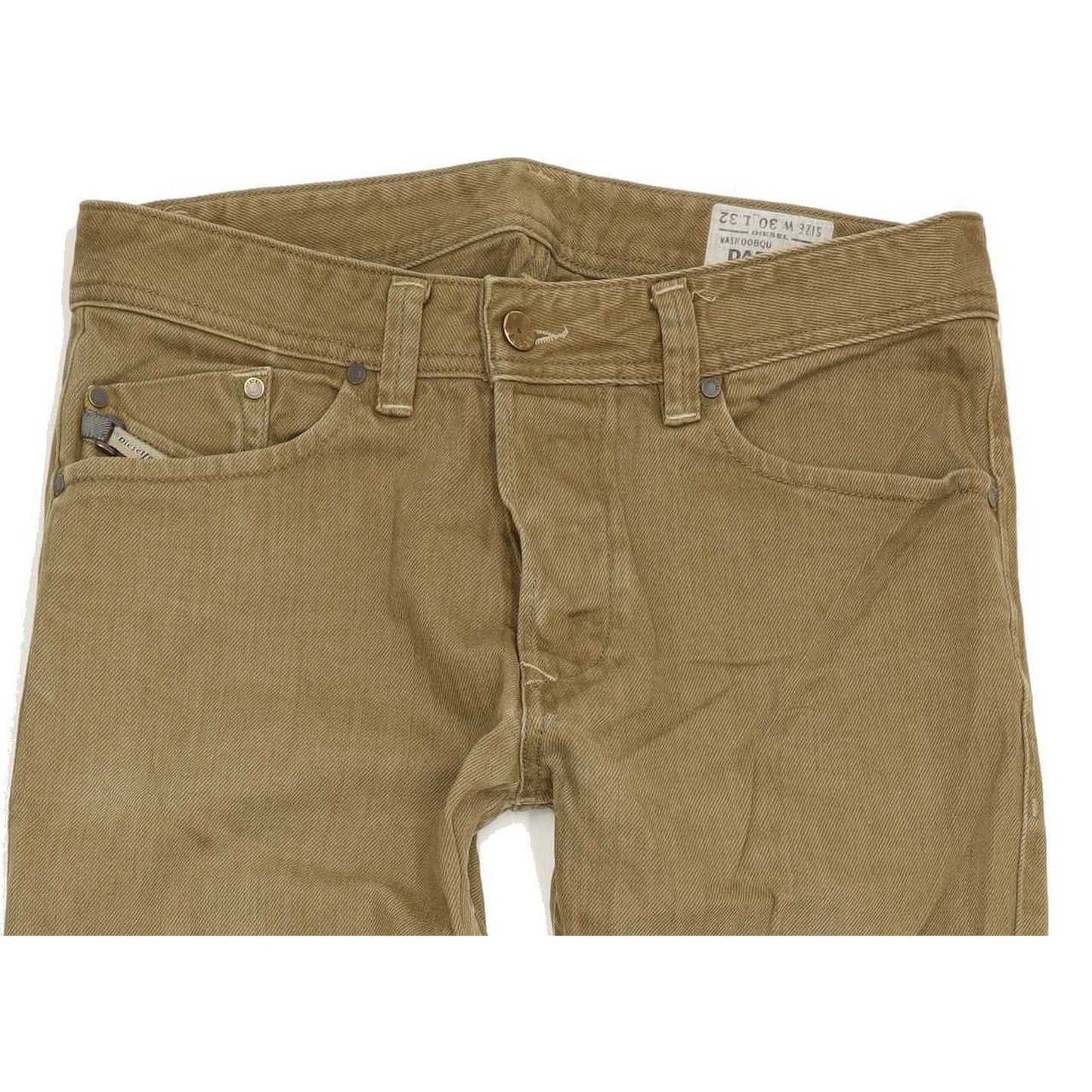 Diesel Darron Men Beige Tapered Slim Jeans W30 L31