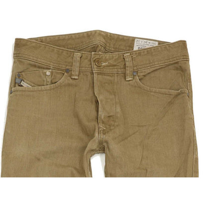 Diesel Darron Men Beige Tapered Slim Jeans W30 L31