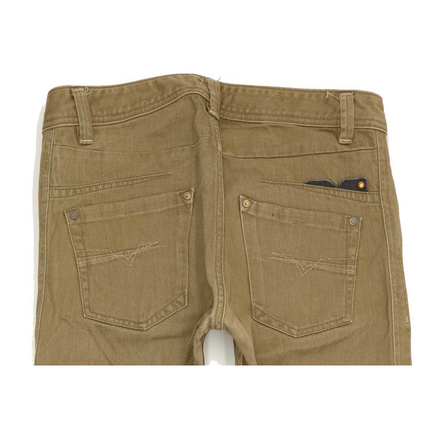 Diesel Darron Men Beige Tapered Slim Jeans W30 L31