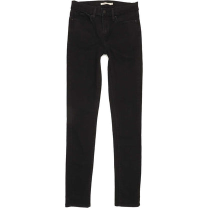 Levi's Slimming Women Black Skinny Slim Stretch Jeans W28 L32