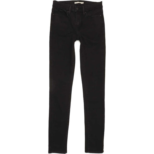 Levi's Slimming Women Black Skinny Slim Stretch Jeans W28 L32