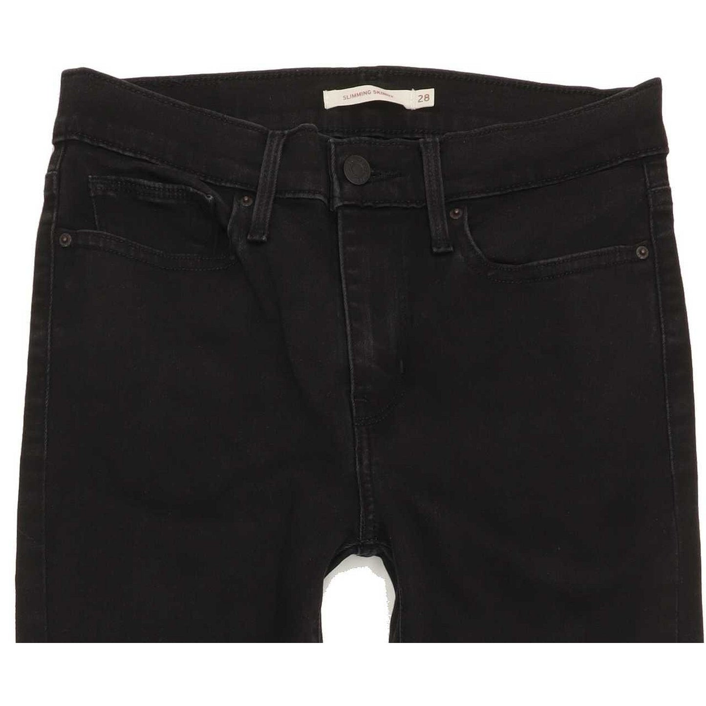 Levi's Slimming Women Black Skinny Slim Stretch Jeans W28 L32