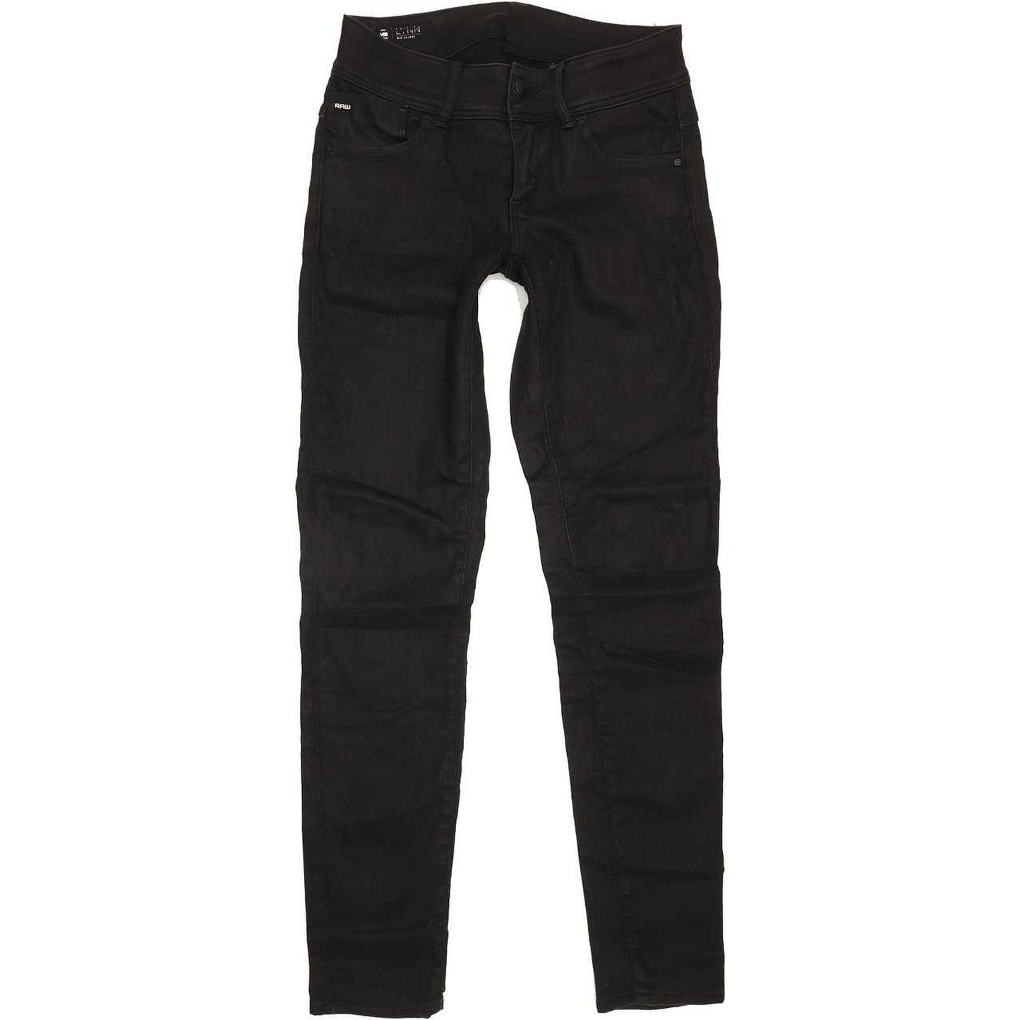 G-Star Lynn Mid Women Black Skinny Slim Stretch Jeans W29 L32
