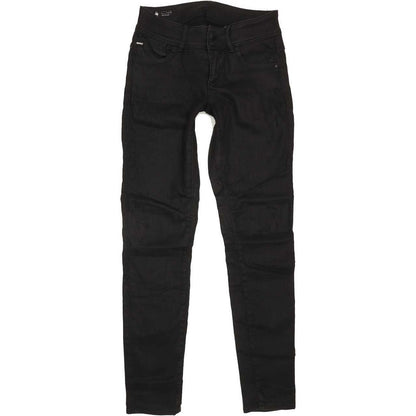 G-Star Lynn Mid Women Black Skinny Slim Stretch Jeans W29 L32