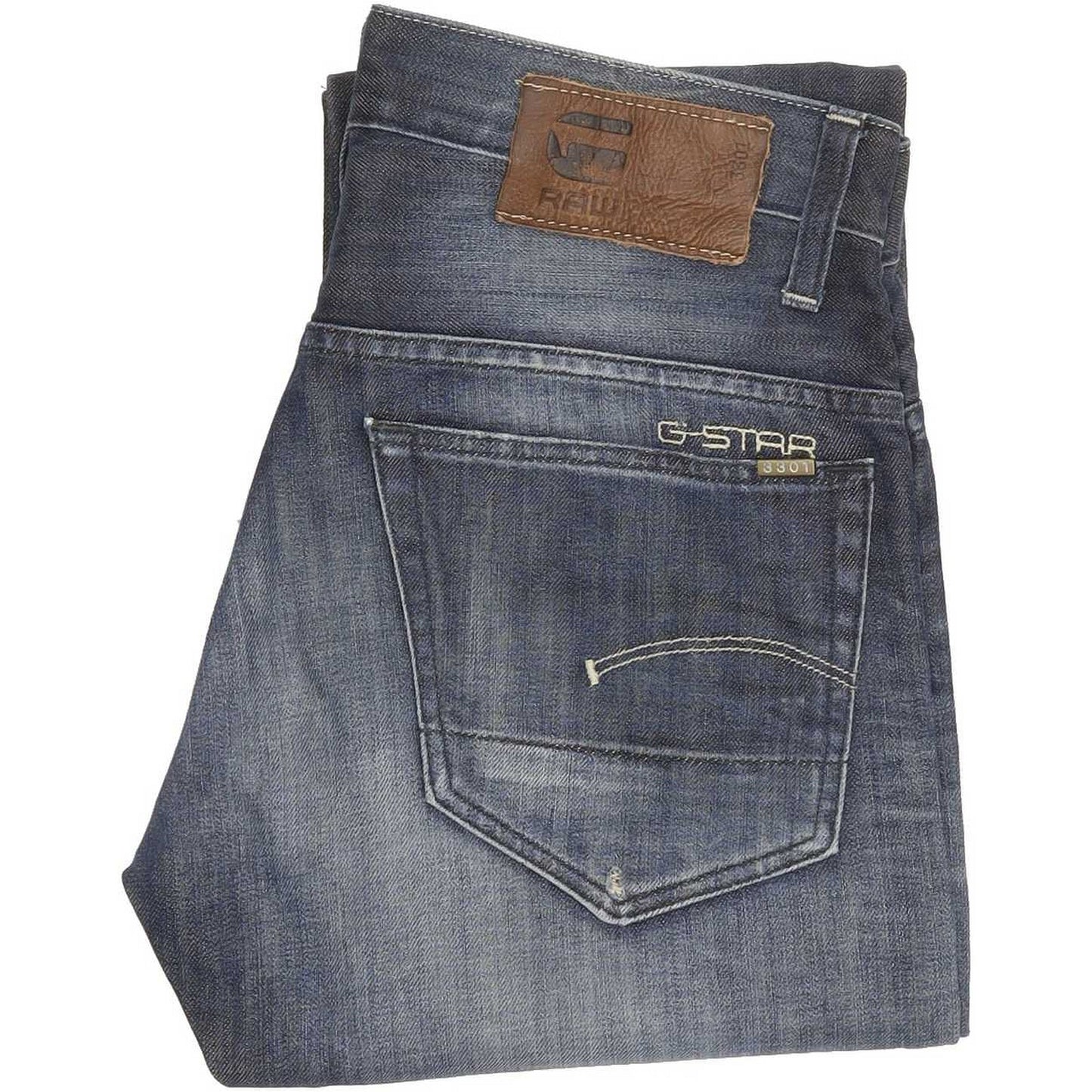 G-Star Men Blue Straight Regular Jeans W29 L32