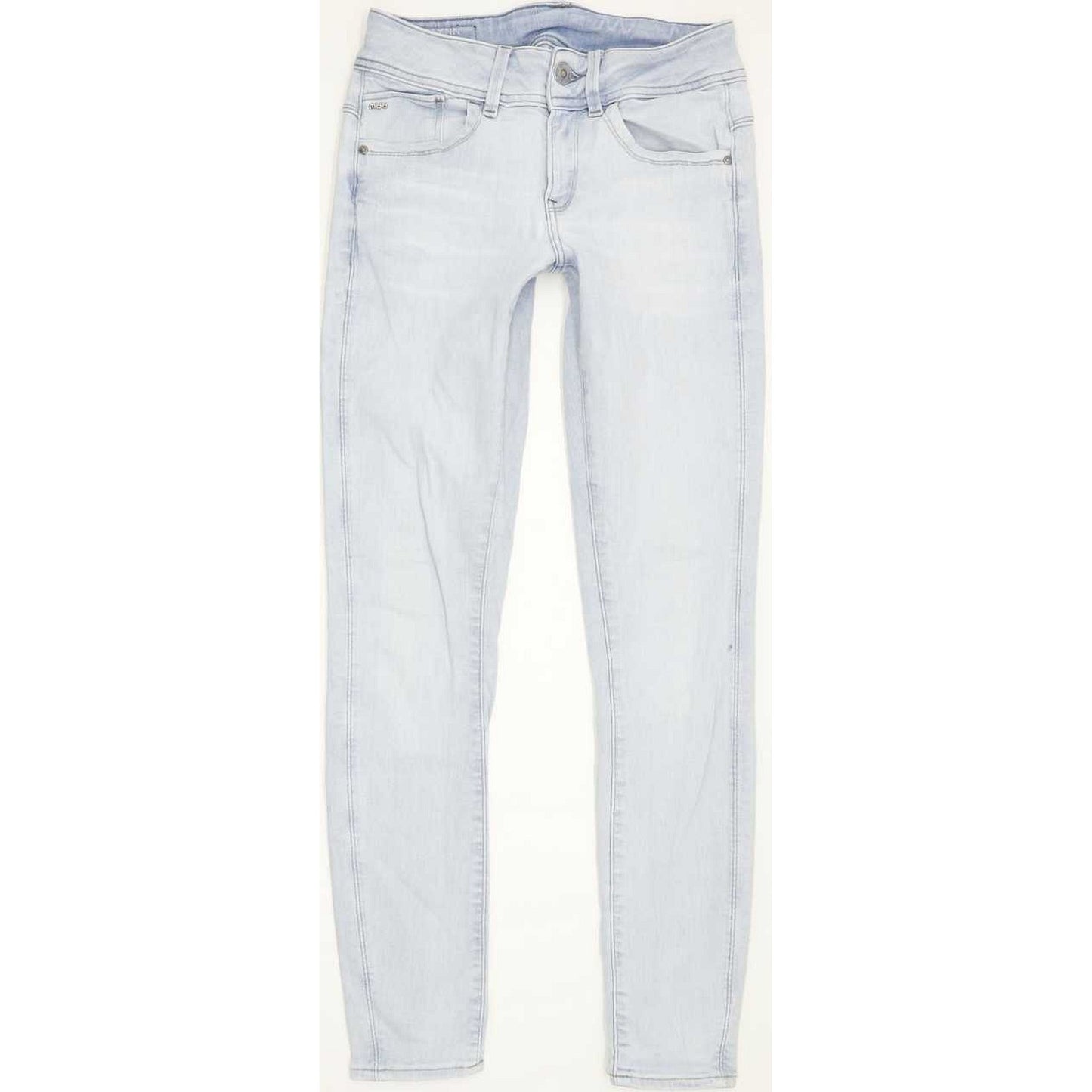 G-Star Lynn Mid Women Blue Skinny Slim Stretch Jeans W26 L29