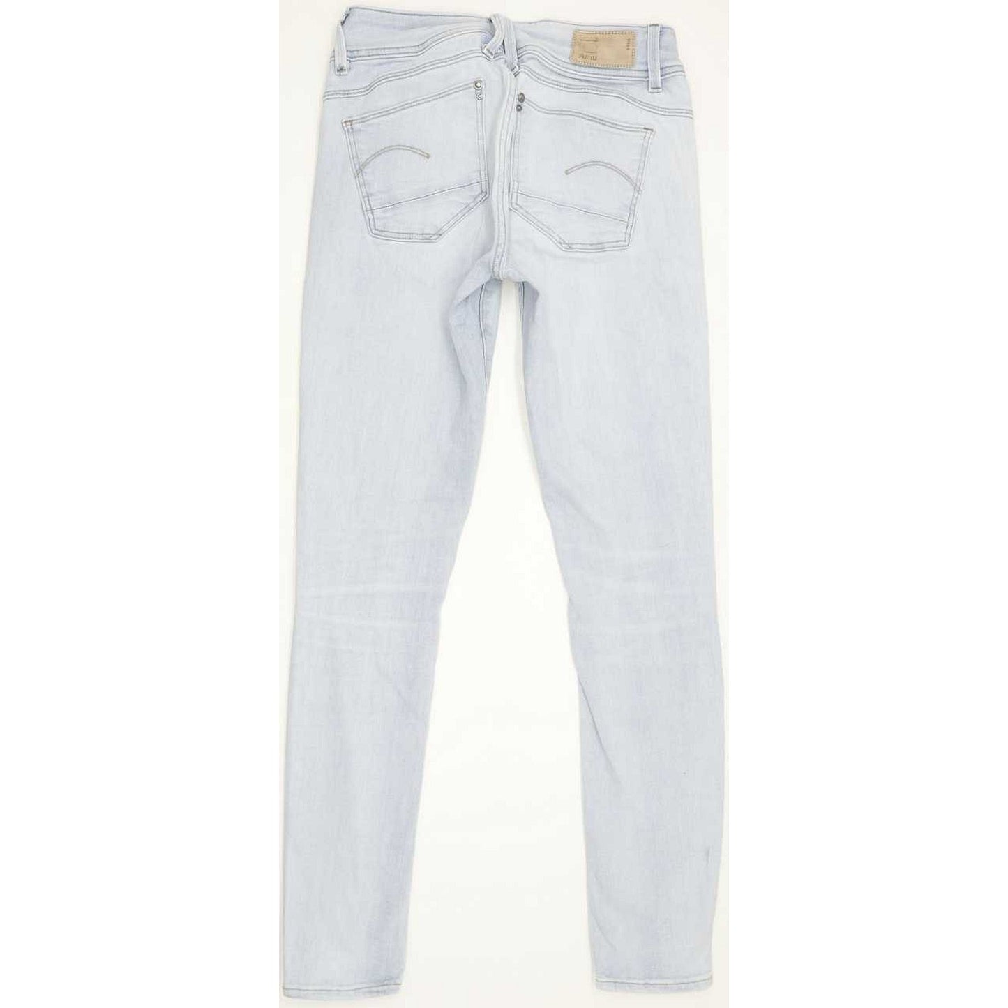 G-Star Lynn Mid Women Blue Skinny Slim Stretch Jeans W26 L29
