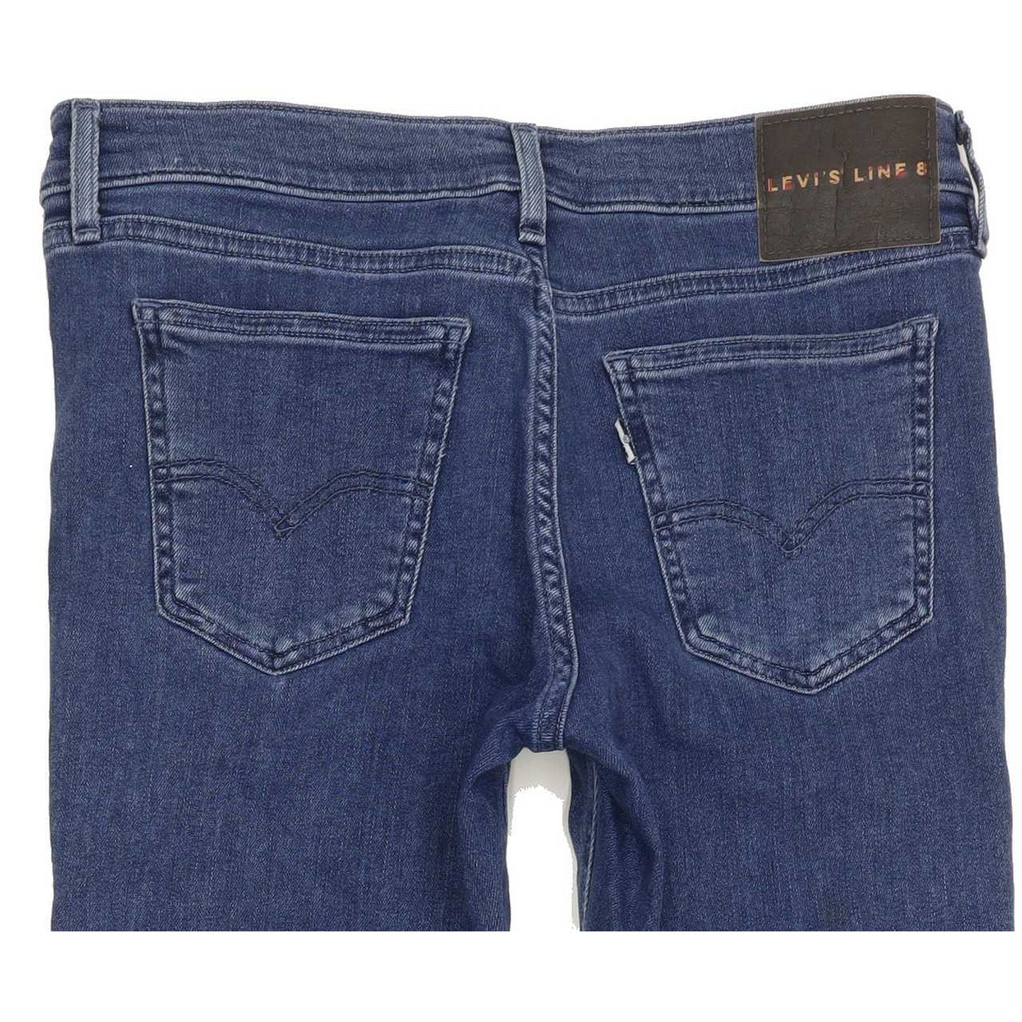 Levi's Line 8 Men Blue Skinny Slim Stretch Jeans W28 L30