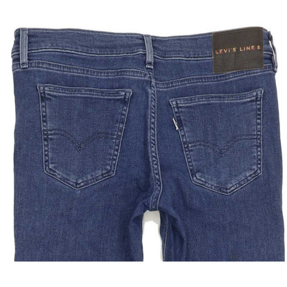 Levi's Line 8 Men Blue Skinny Slim Stretch Jeans W28 L30