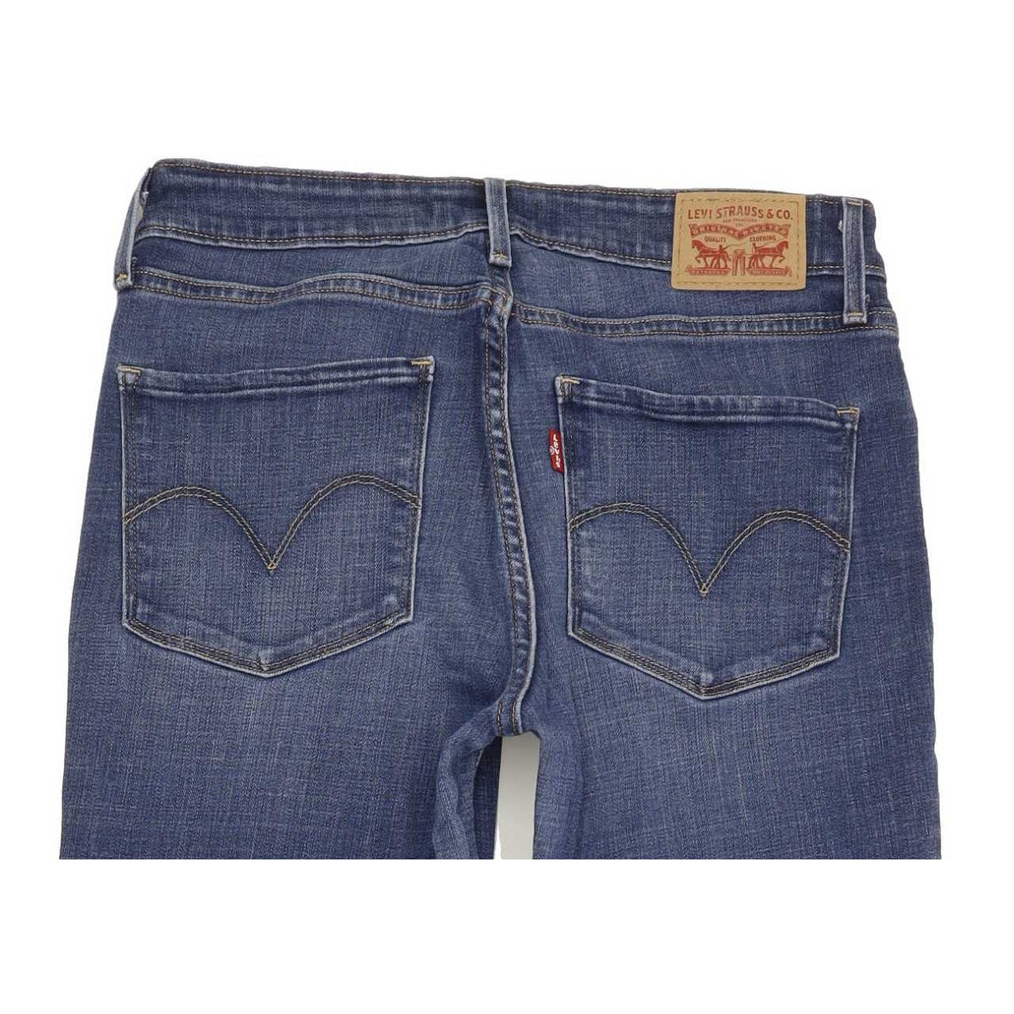Levi's Mid Rise Women Blue Skinny Slim Stretch Jeans W28 L30