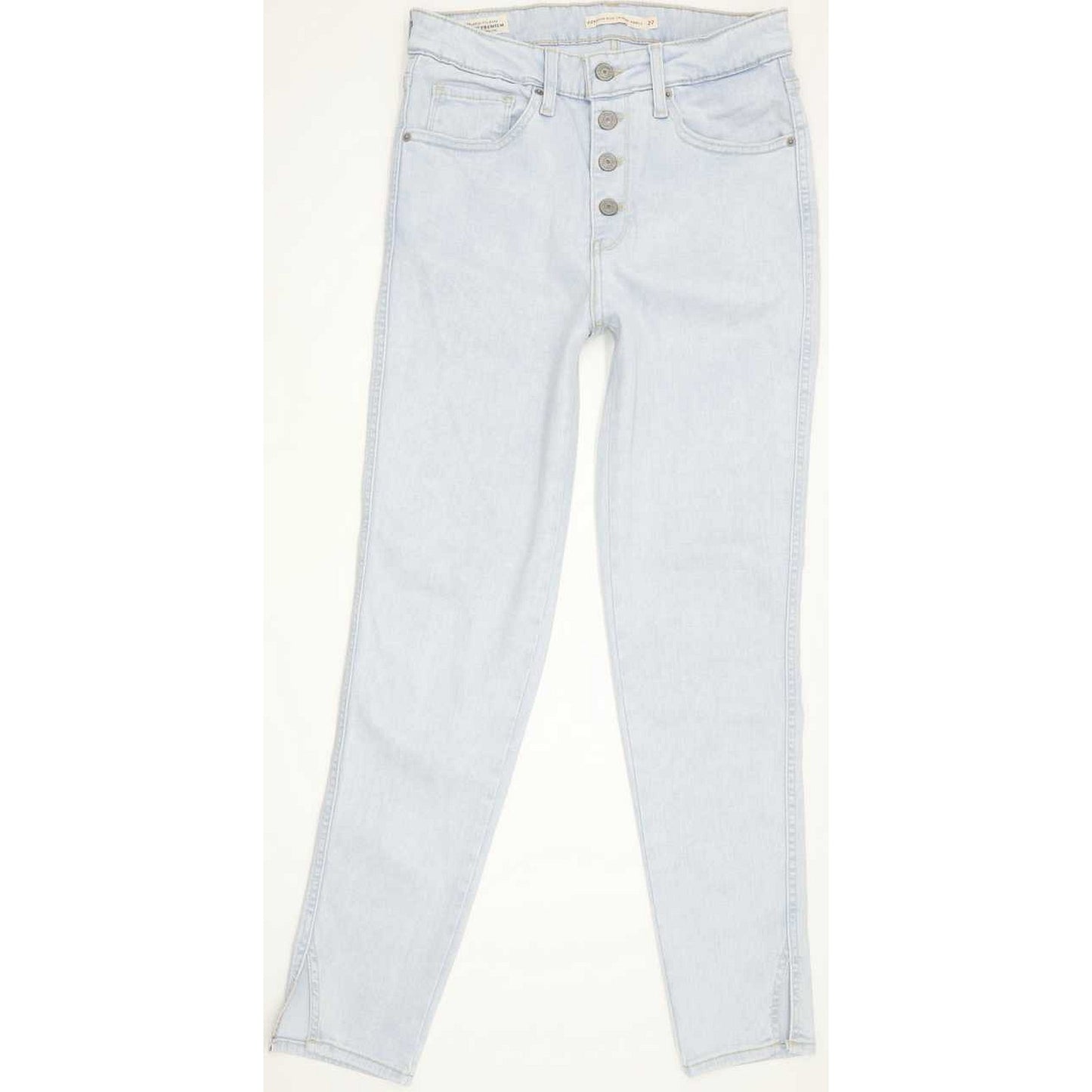 Levi's 721 High Rise Ankle Women Blue Skinny Stretch Jeans W27 L27
