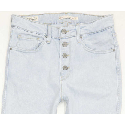 Levi's 721 High Rise Ankle Women Blue Skinny Stretch Jeans W27 L27