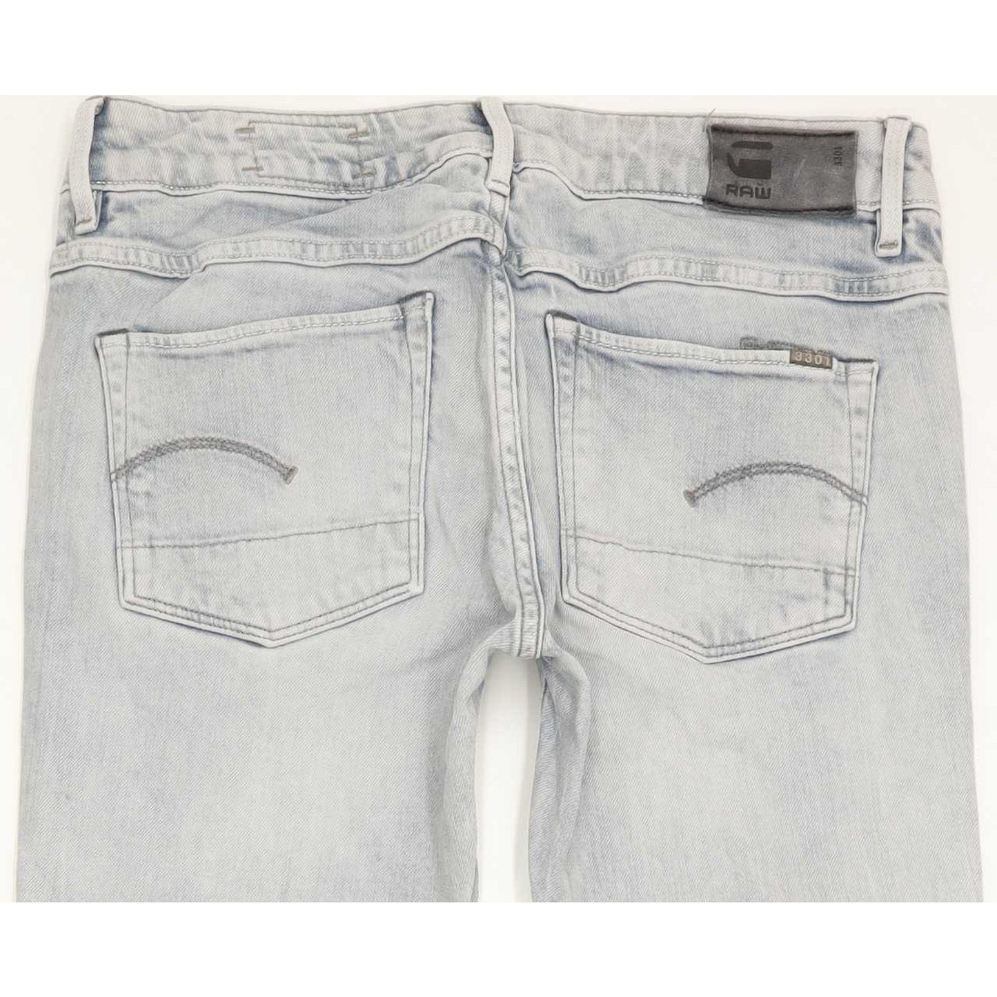 G-Star 3301 Women Grey Skinny Slim Stretch Jeans W28 L32