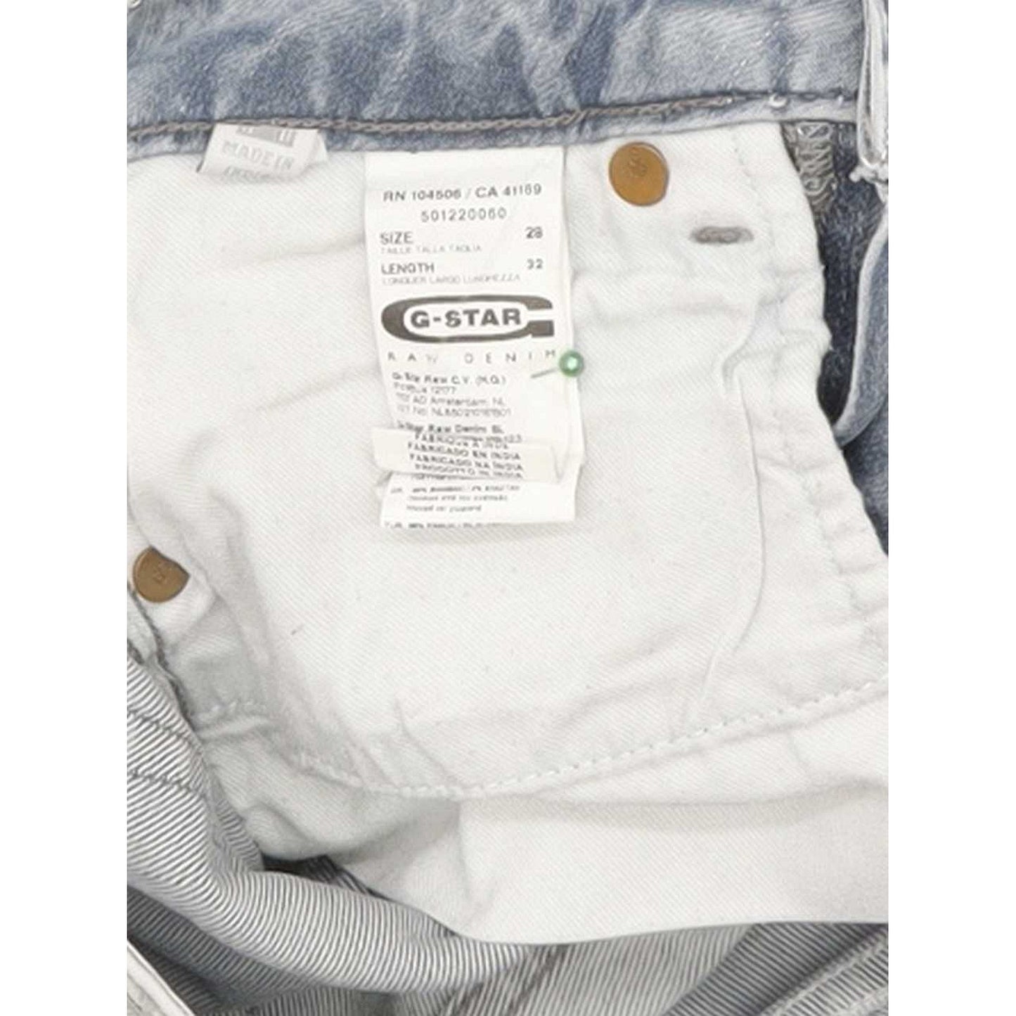G-Star 3301 Women Grey Skinny Slim Stretch Jeans W28 L32