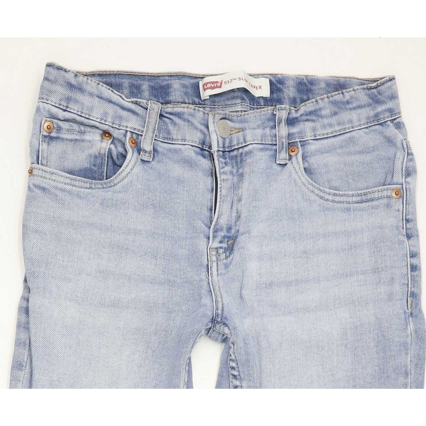 Levi's 512 Kids Blue Tapered Slim Stretch Jeans W26 L30