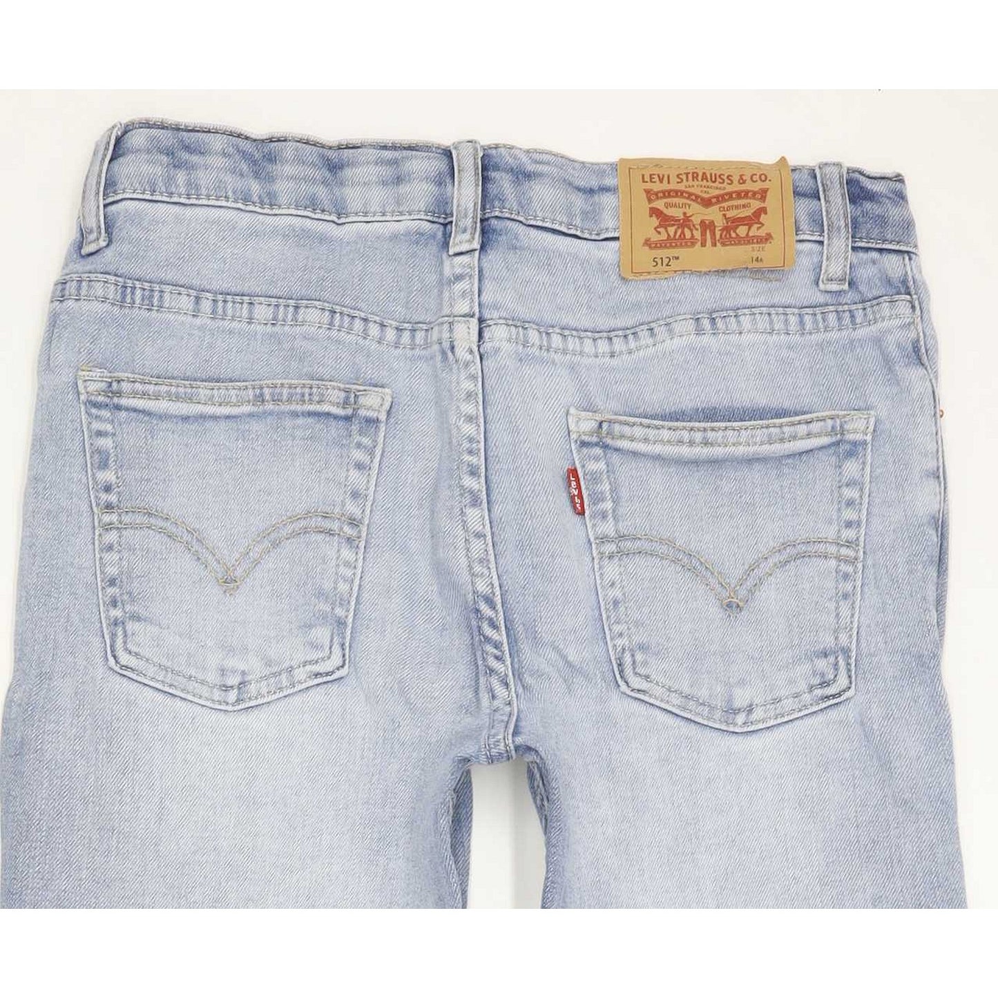 Levi's 512 Kids Blue Tapered Slim Stretch Jeans W26 L30