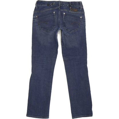 G-Star Midge Women Blue Straight Slim Stretch Jeans W28 L29