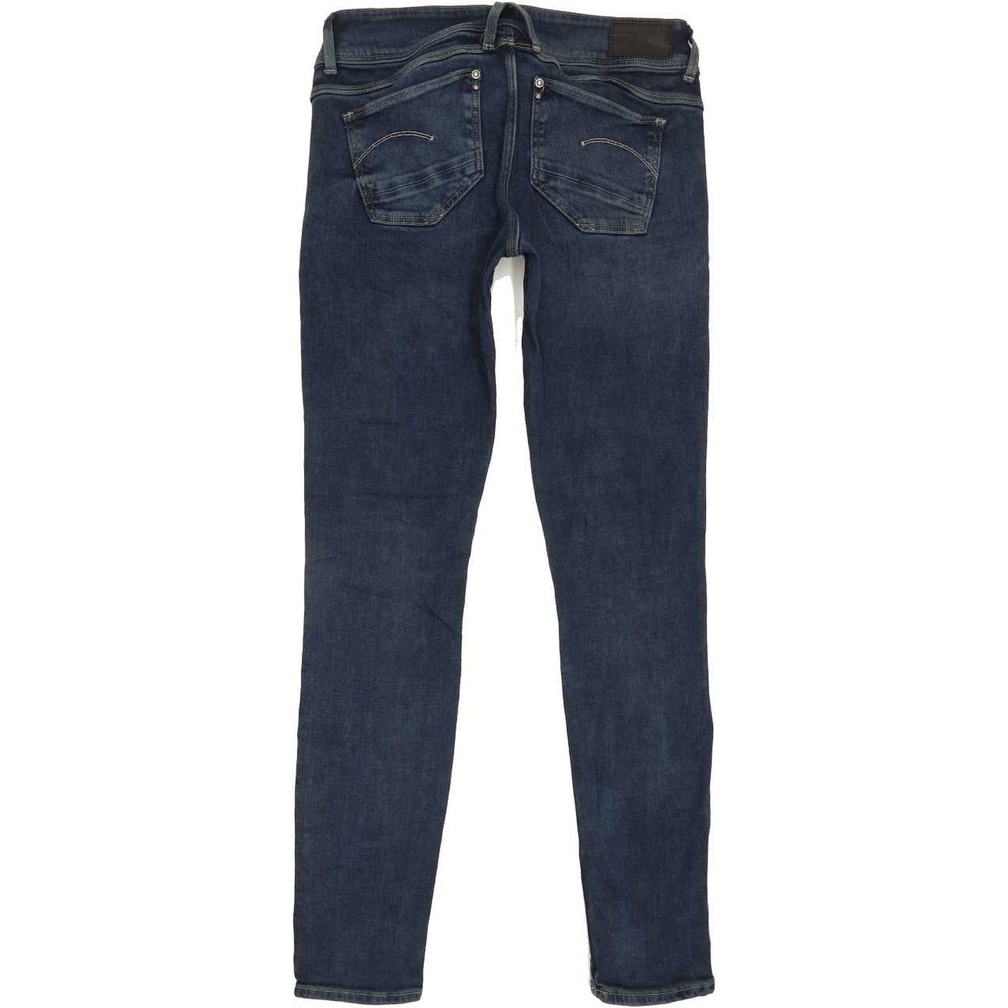 G-Star Lynn Mid Women Blue Skinny Slim Stretch Jeans W26 L30