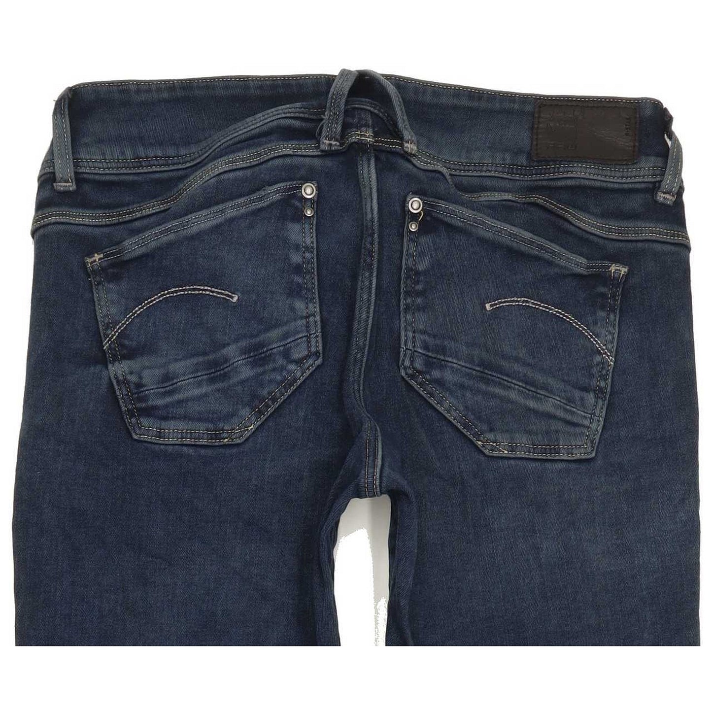 G-Star Lynn Mid Women Blue Skinny Slim Stretch Jeans W26 L30