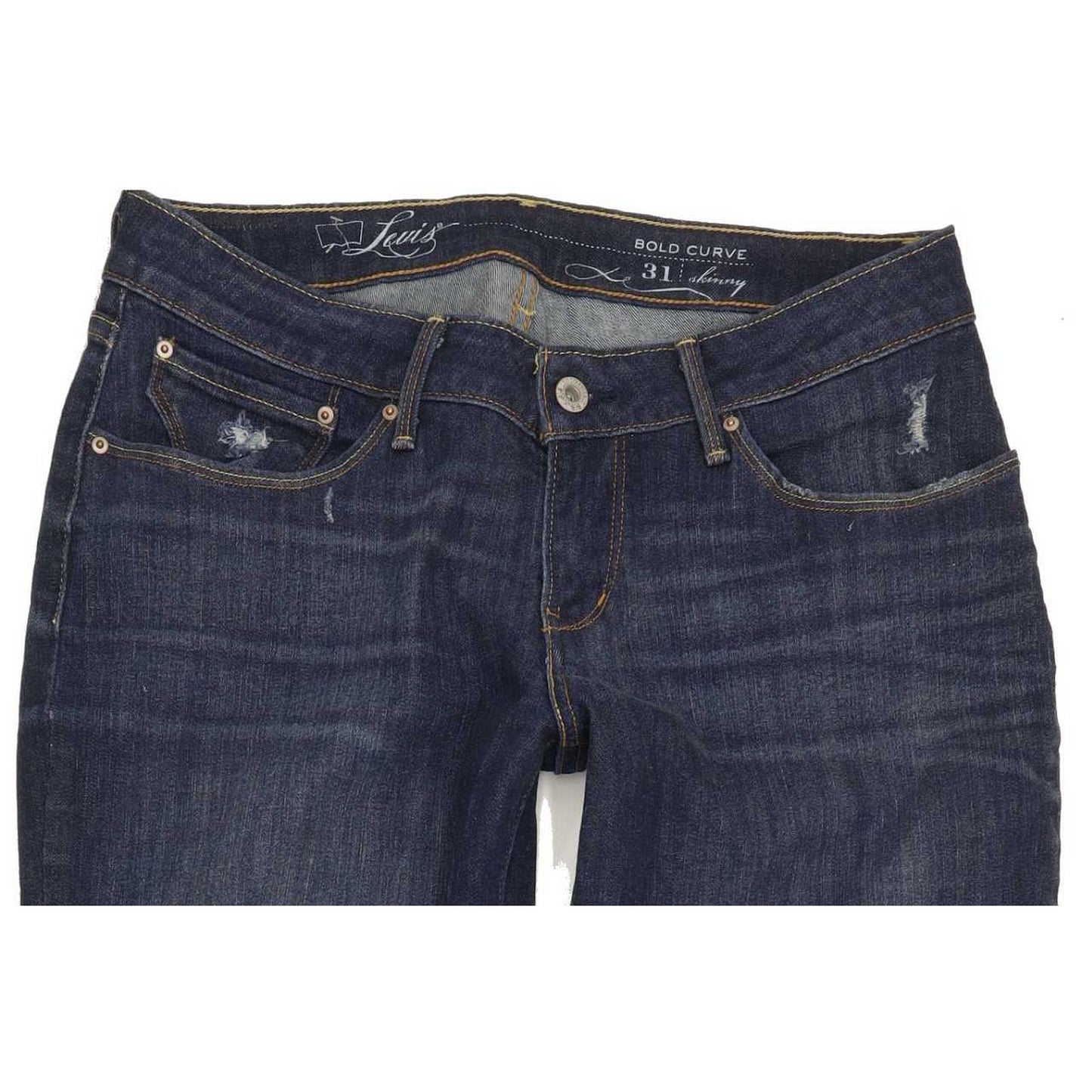 Levi's Bold Curve Women Blue Skinny Slim Stretch Jeans W31 L33