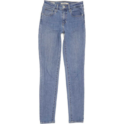 Levi's 721 High Rise Women Blue Skinny Stretch Jeans W25 L30