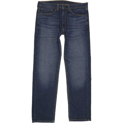 Levi's 505 Men Blue Straight Regular Stretch Jeans W35 L32