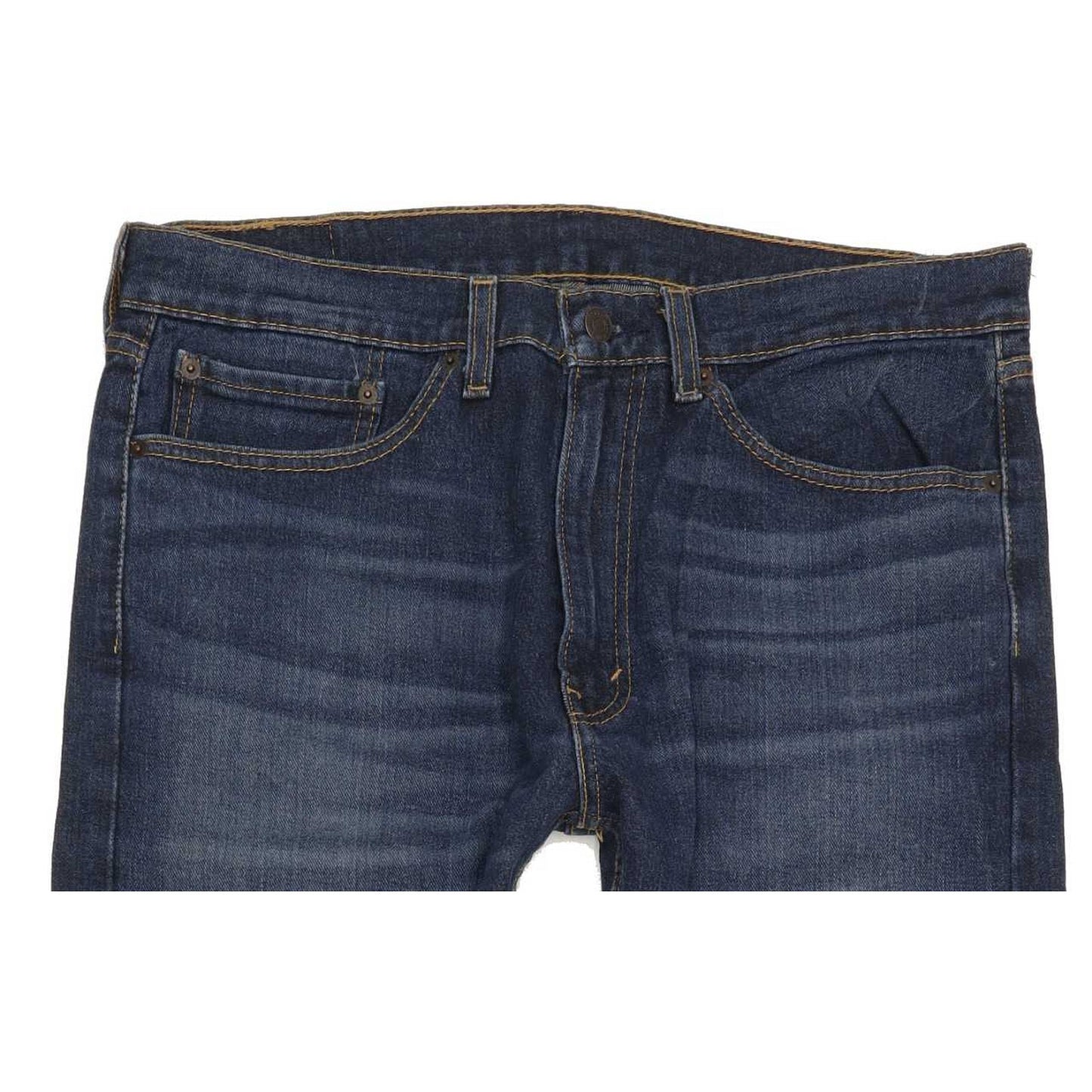 Levi's 505 Men Blue Straight Regular Stretch Jeans W35 L32