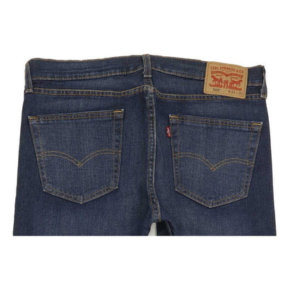Levi's 505 Men Blue Straight Regular Stretch Jeans W35 L32