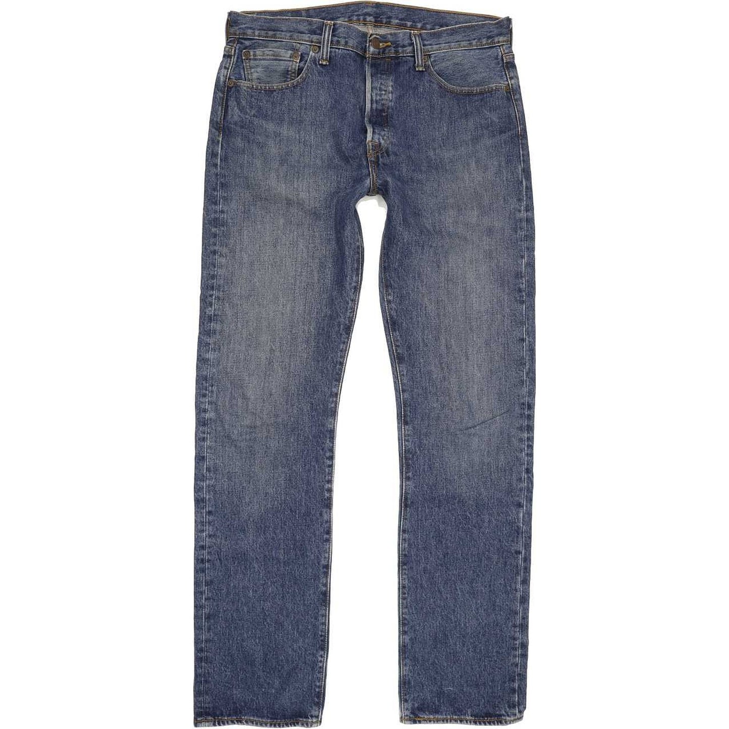 Levi's Men Blue Straight Regular Jeans W34 L34
